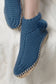 Hand knitted Snowflake Slipper Booties