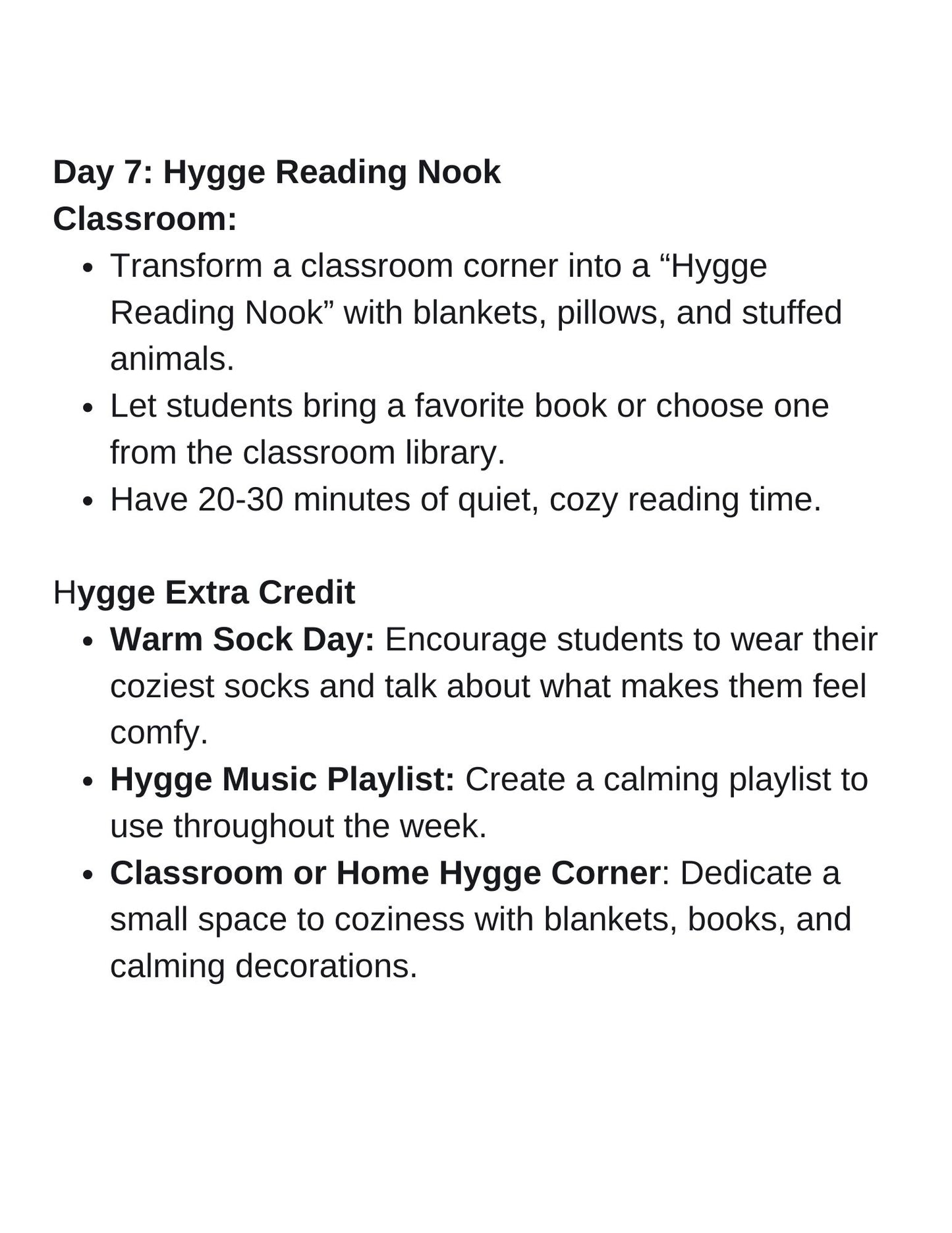 Celebrate Winter: Hygge Lesson Plan (Free)