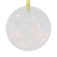 Glass Multicultural Nativity Ornament