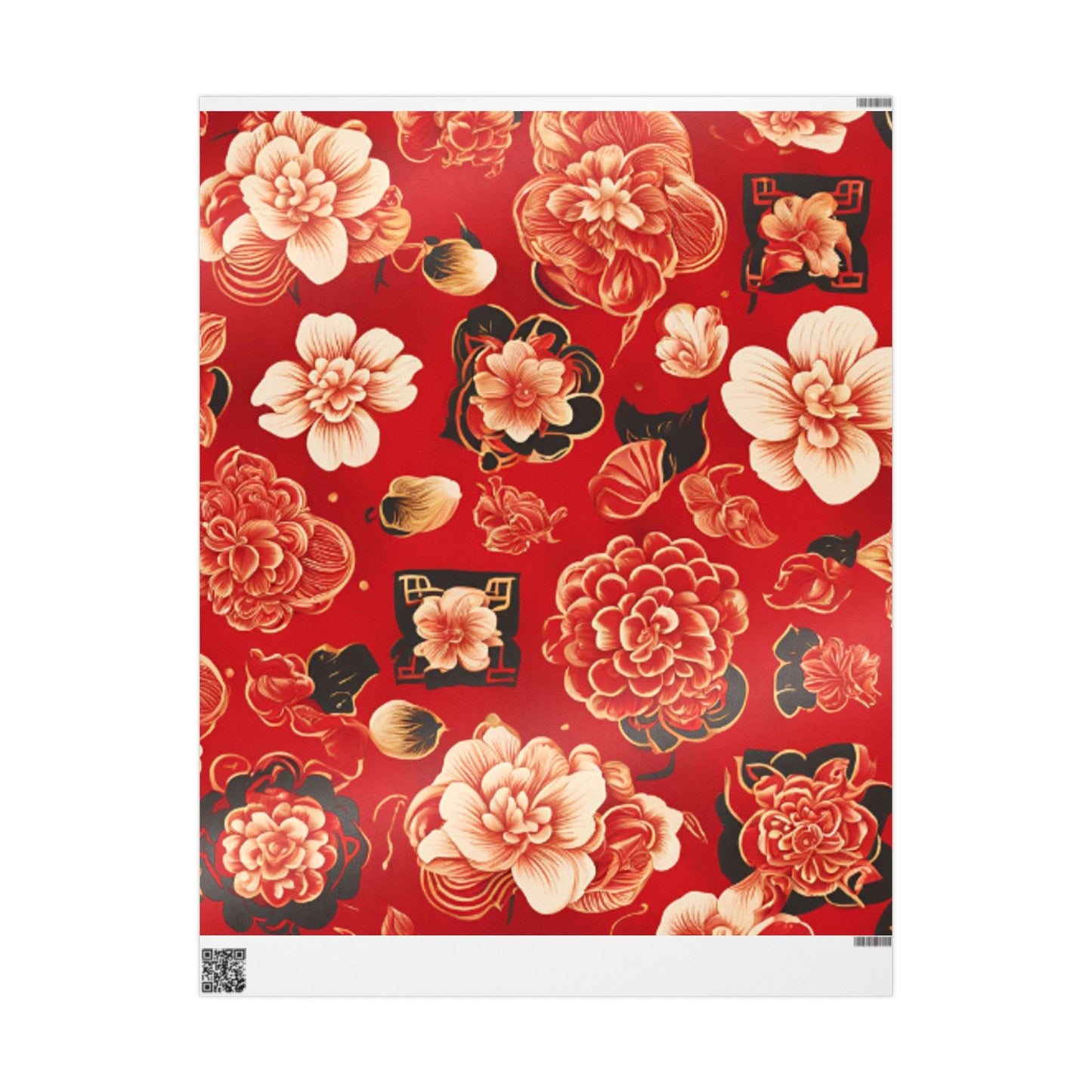 White Lotus Wrapping Paper