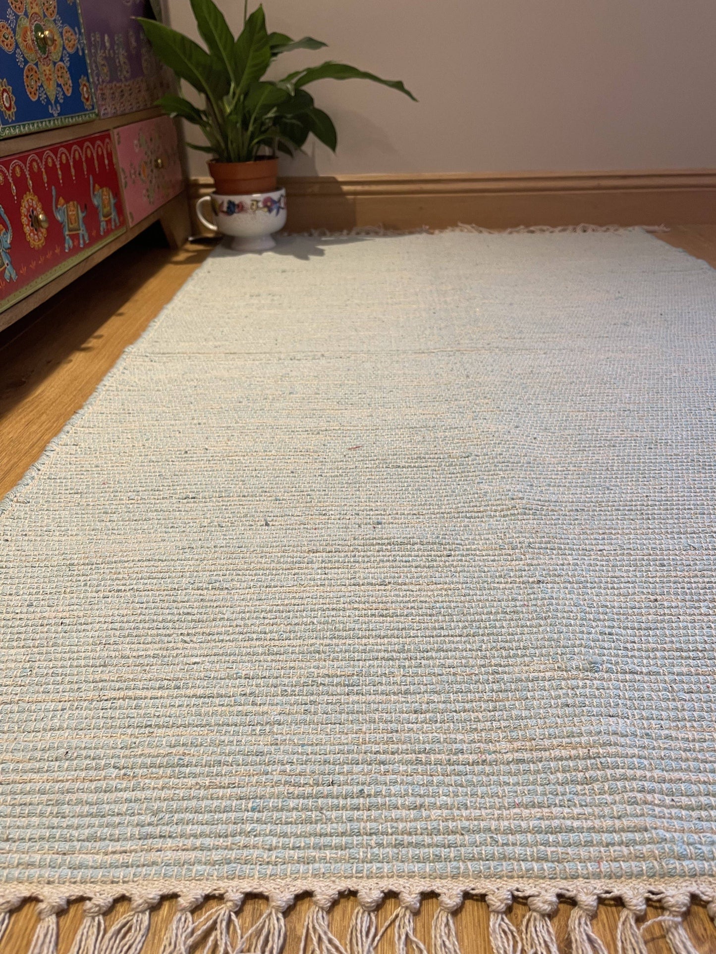 HUSH Hand Loomed Cotton Rug