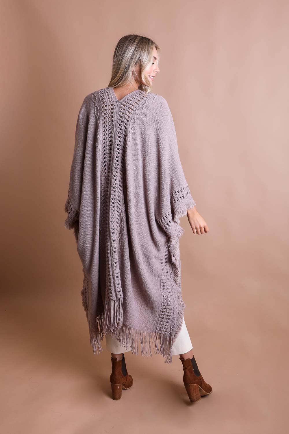 Bestselling Frayed Hem Bohemian Ruana