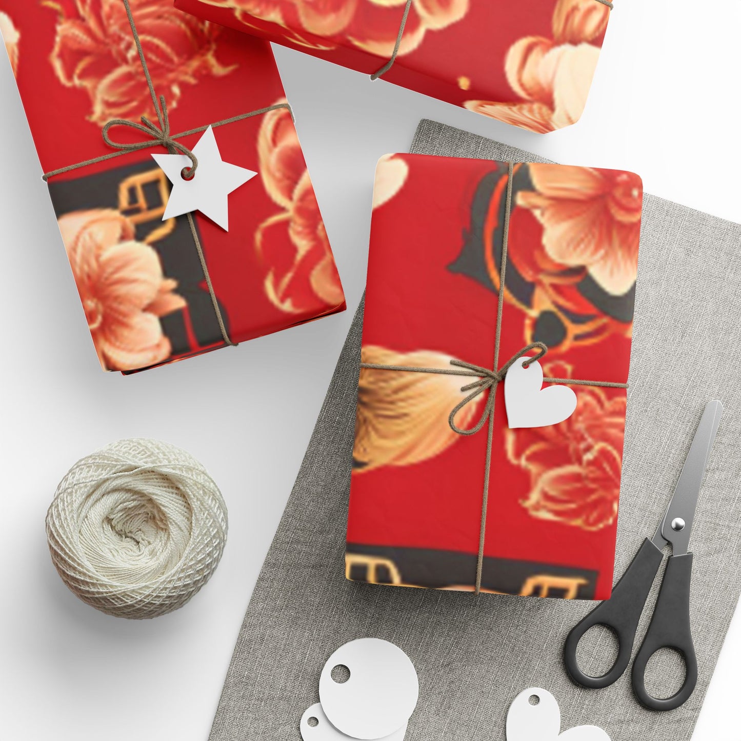 White Lotus Wrapping Paper