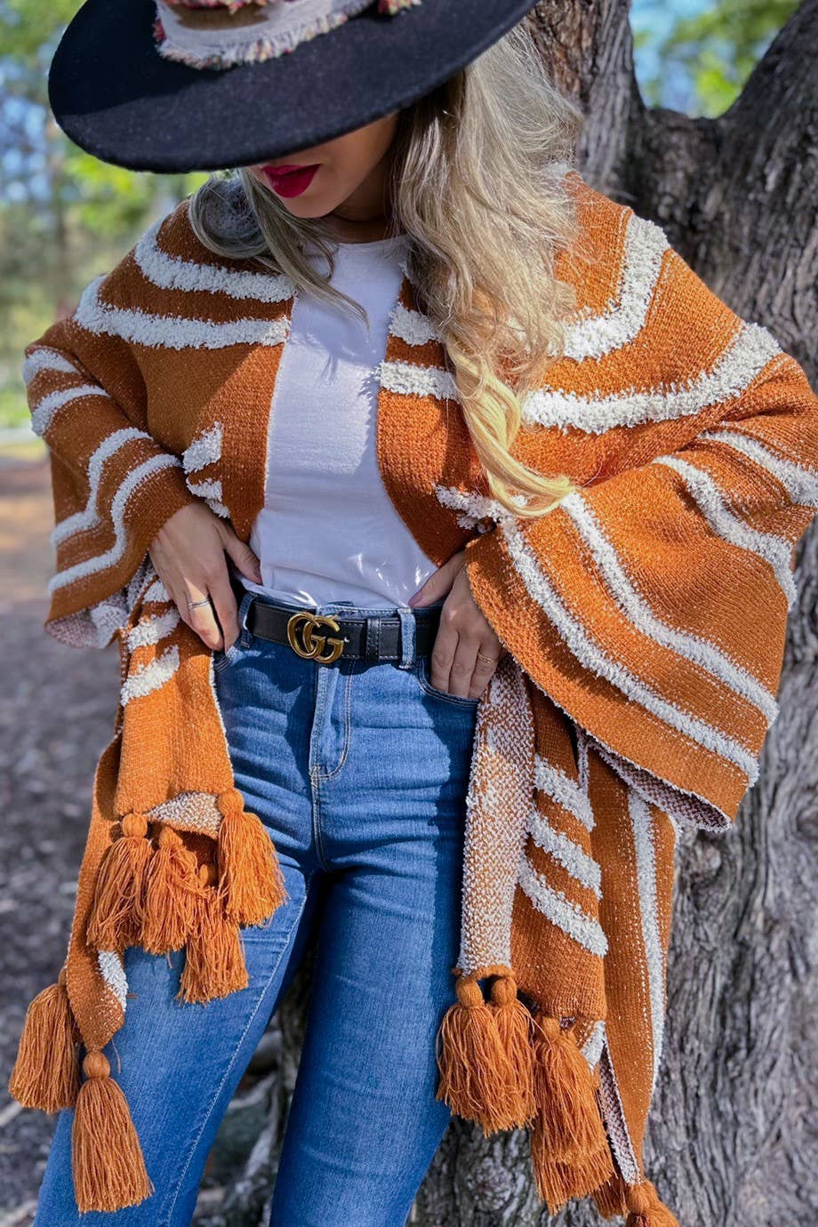 Texture Knit Chunky Tassel Cardigan–Boho Layer | Coming Soon