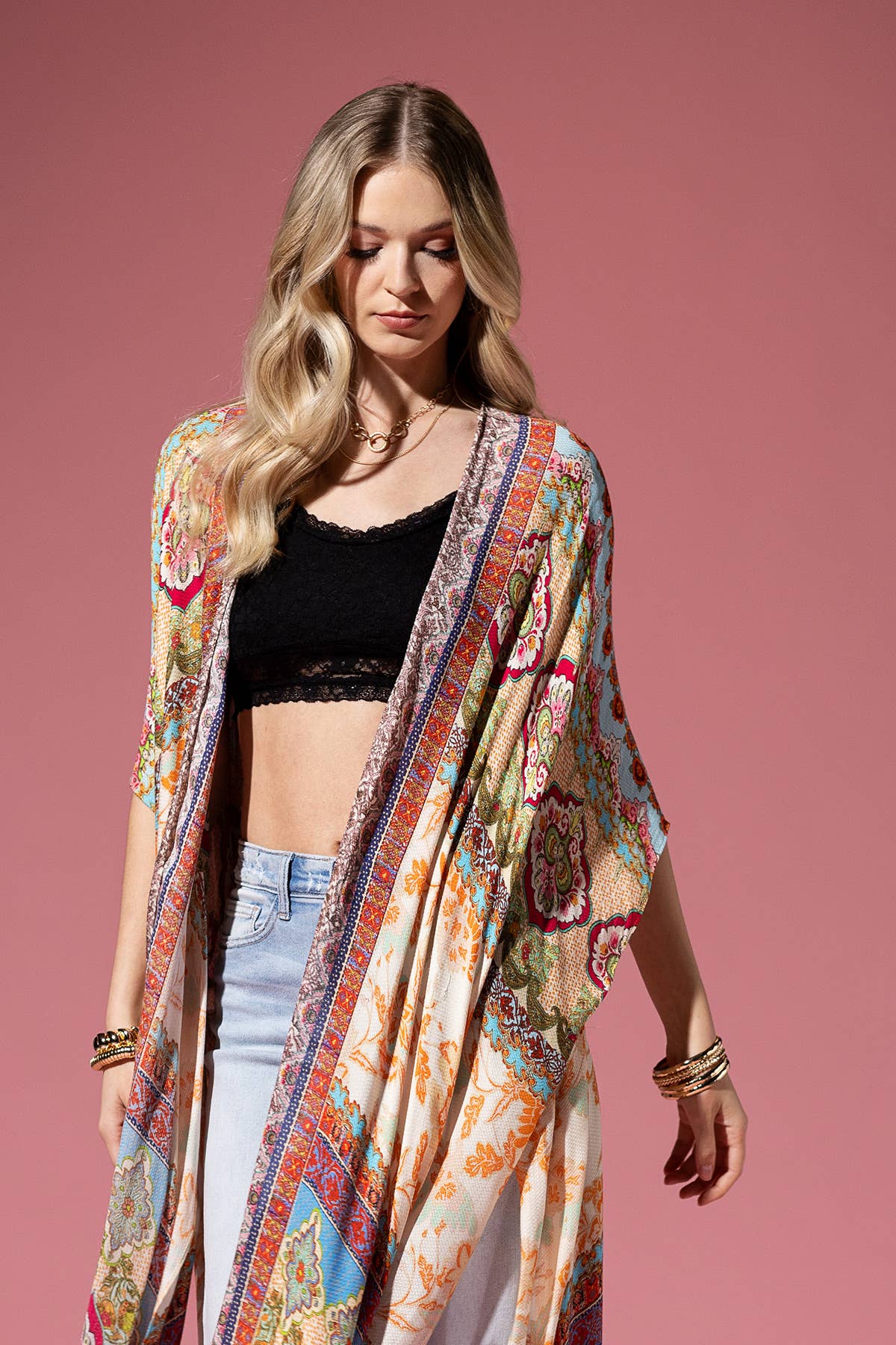 Cairo Fringe Kimono