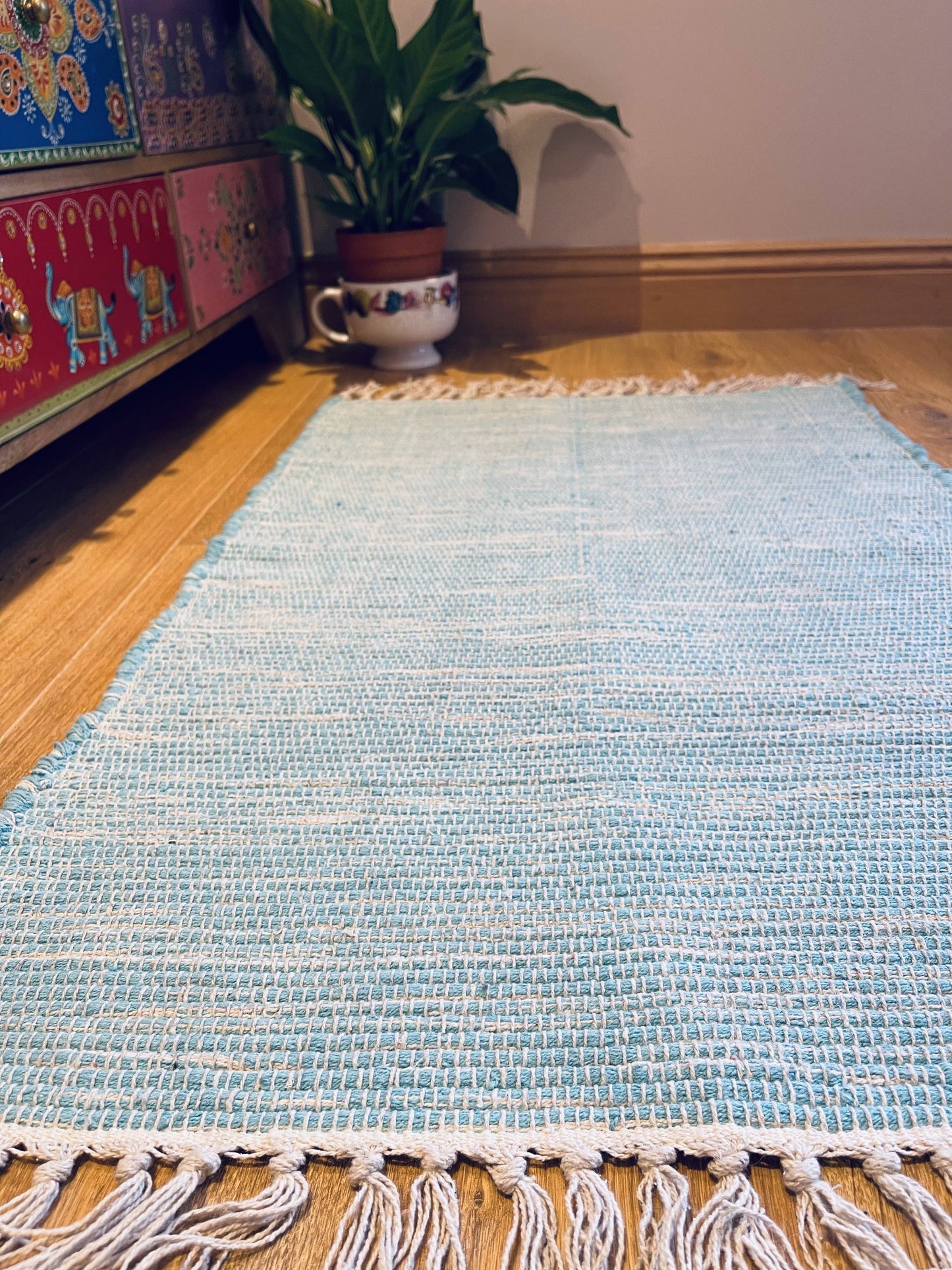 HUSH Hand Loomed Cotton Rug