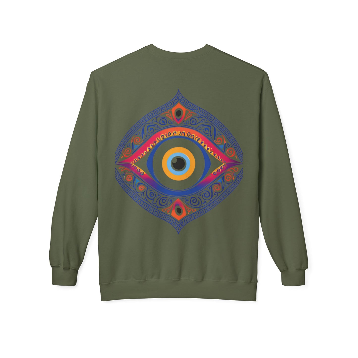 Fear No Evil Eye FleeceSweatshirt