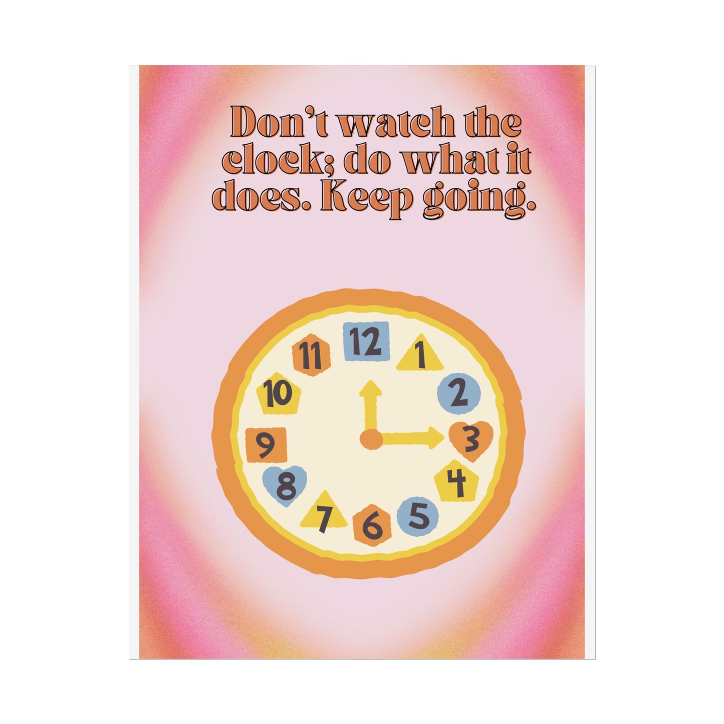 Keep Going Motivational Poster