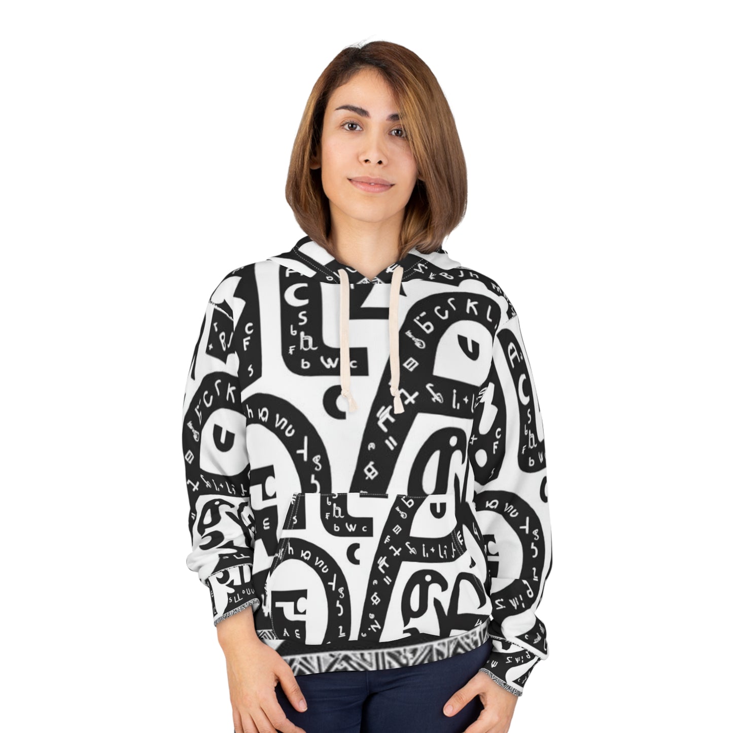 Swahili Abstract Hoodie