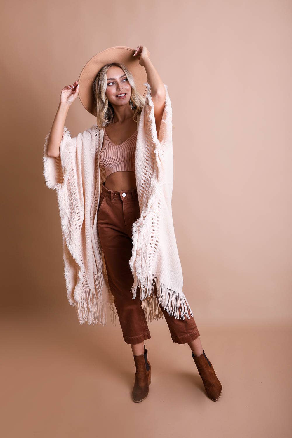 Bestselling Frayed Hem Bohemian Ruana