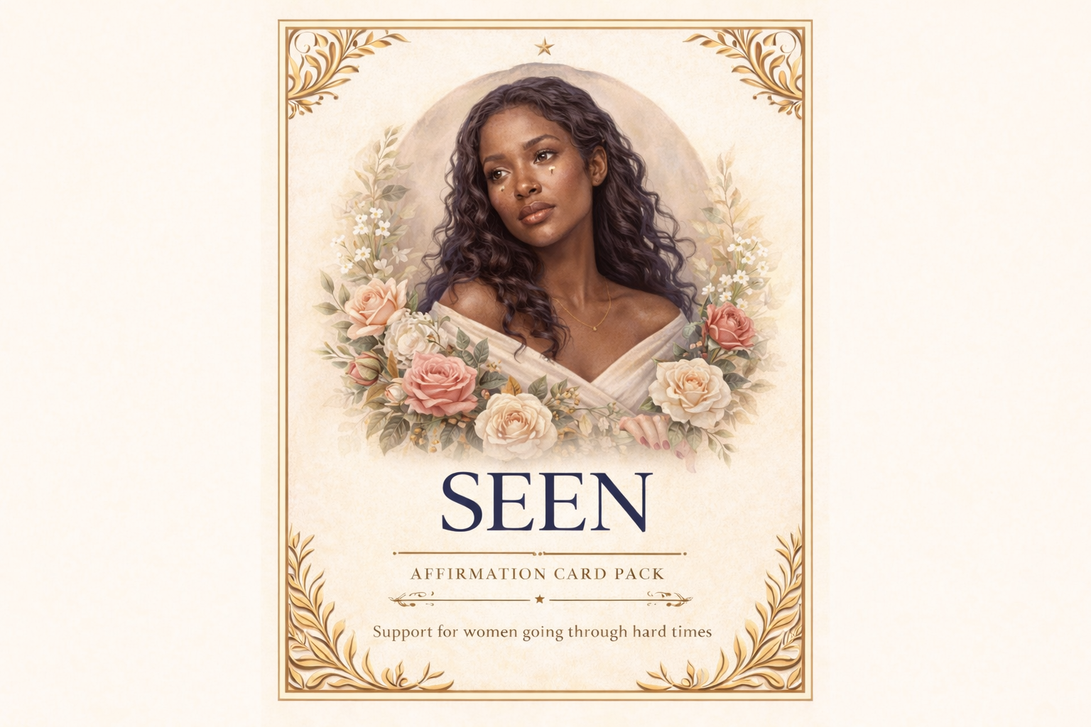 Affirmation Cards for Women Going Through Hard Times — (Curated Pack of 10)