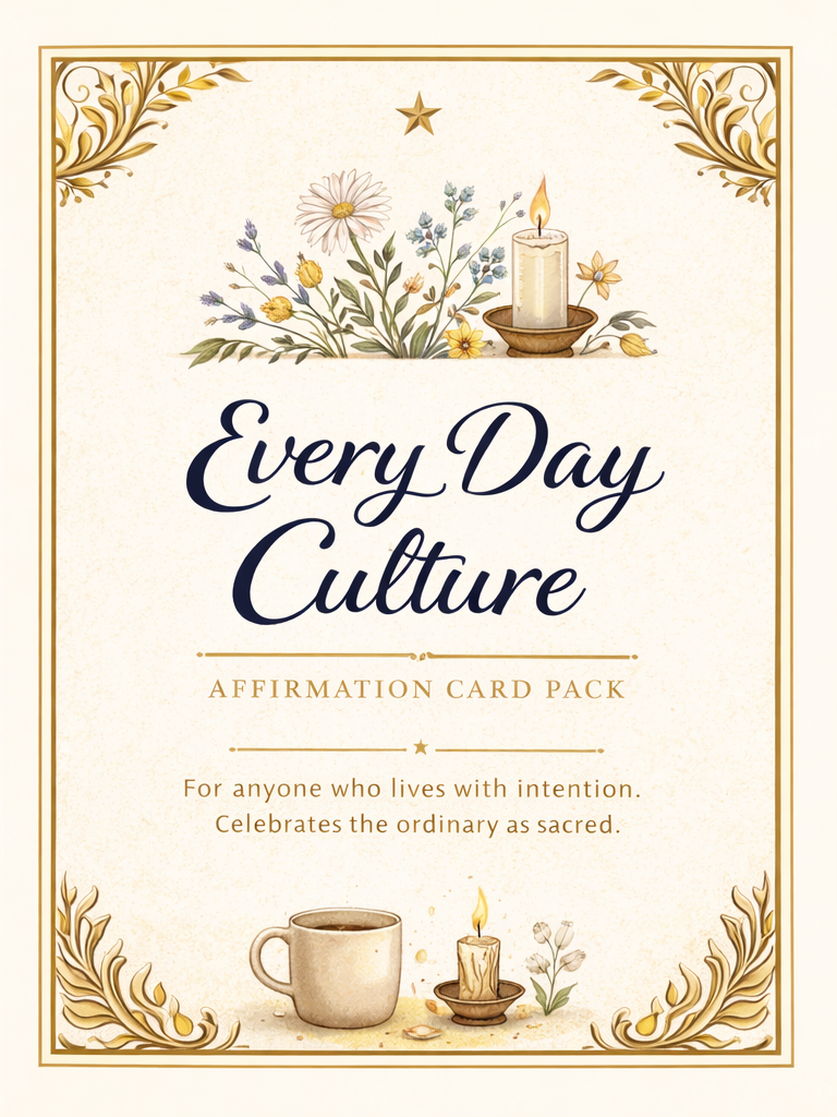Printed Affirmation Cards for the Culturally Curious (Curated Set of 10)