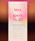 2 Piece Digital Invitation Suite | Modern Heritage - Firenze Fuchsia