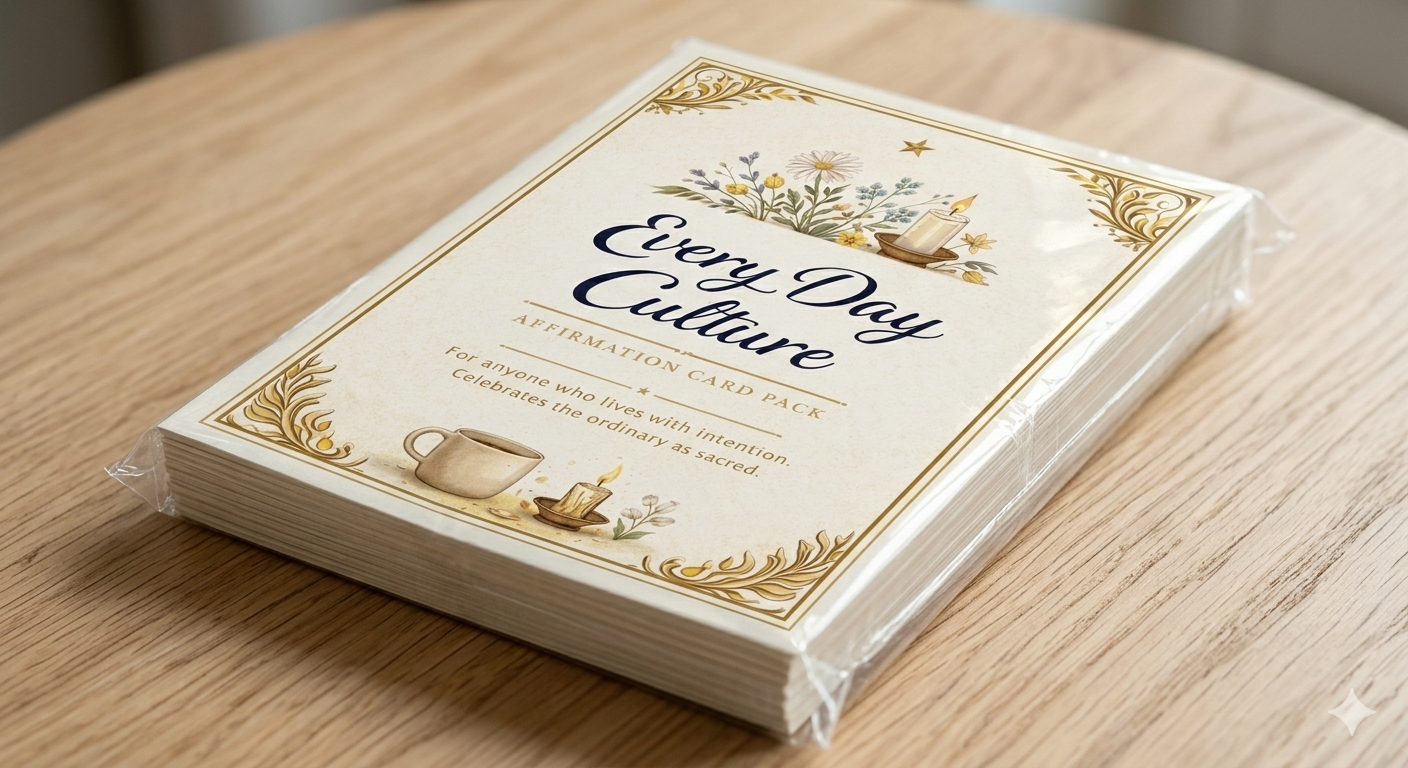 Printed Affirmation Cards for the Culturally Curious (Curated Set of 10)