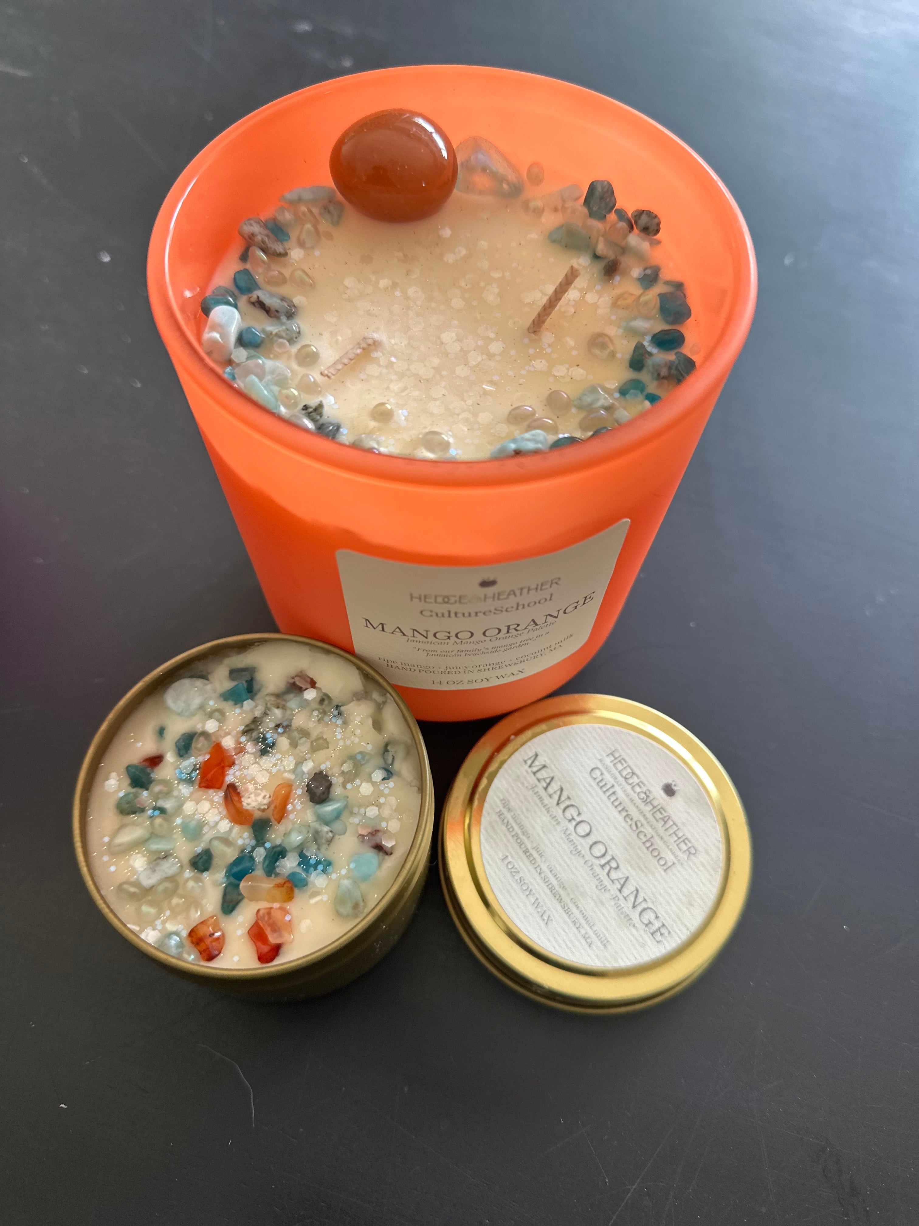 Scented Soy Candle | Firenze Fuchsia or Jamaican Mango