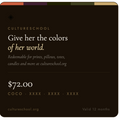 Gift Card -Give them the colors of their world