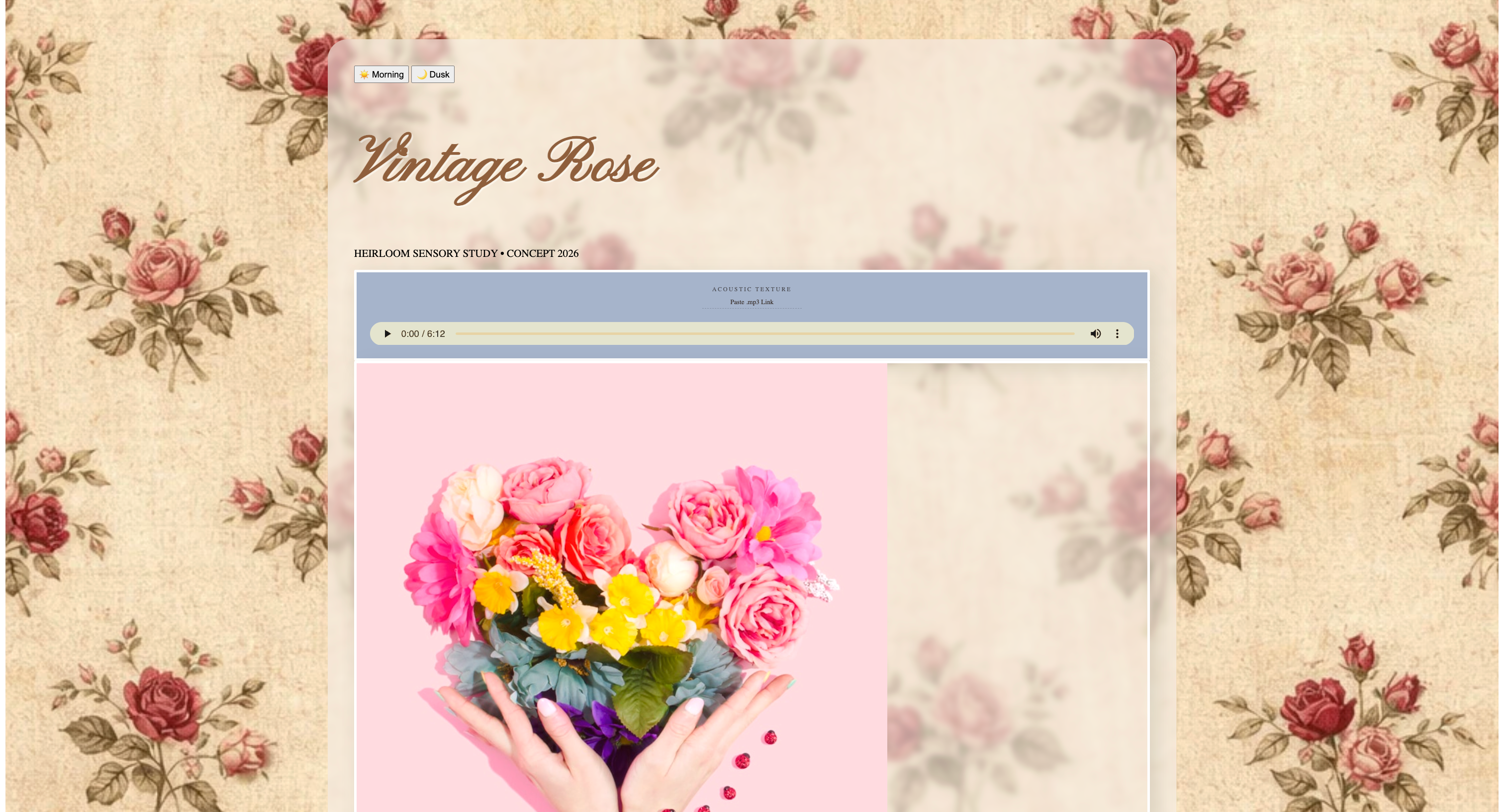 Storyteller Sensory Concept Suite — Vintage Rouge Noir