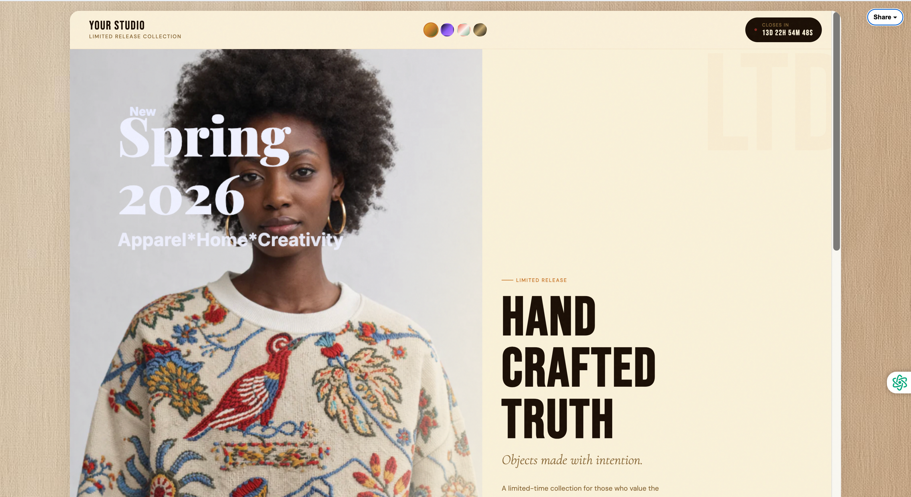 Pop-Up Boutique — Instant Digital Storefront