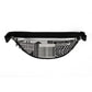 black and white kente cloth printed fanny pack