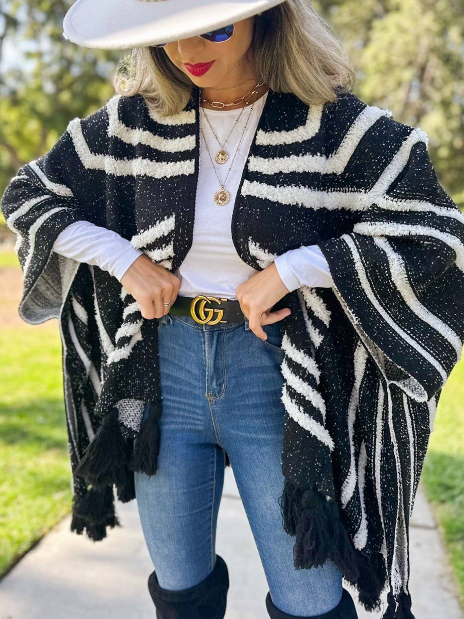 Texture Knit Chunky Tassel Cardigan–Boho Layer | Coming Soon