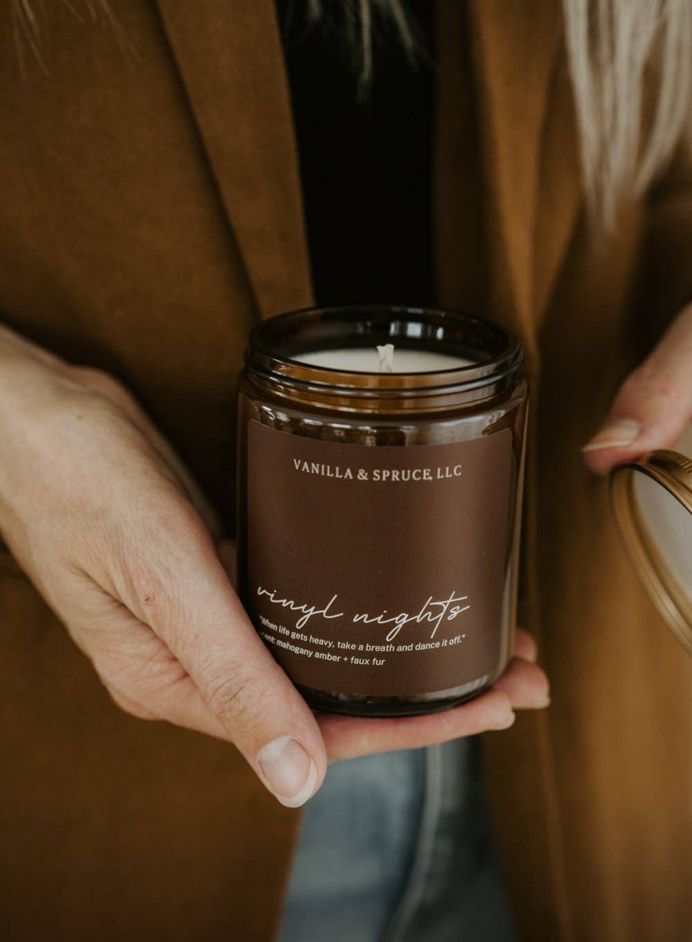 7 oz Candle - Vinyl Nights