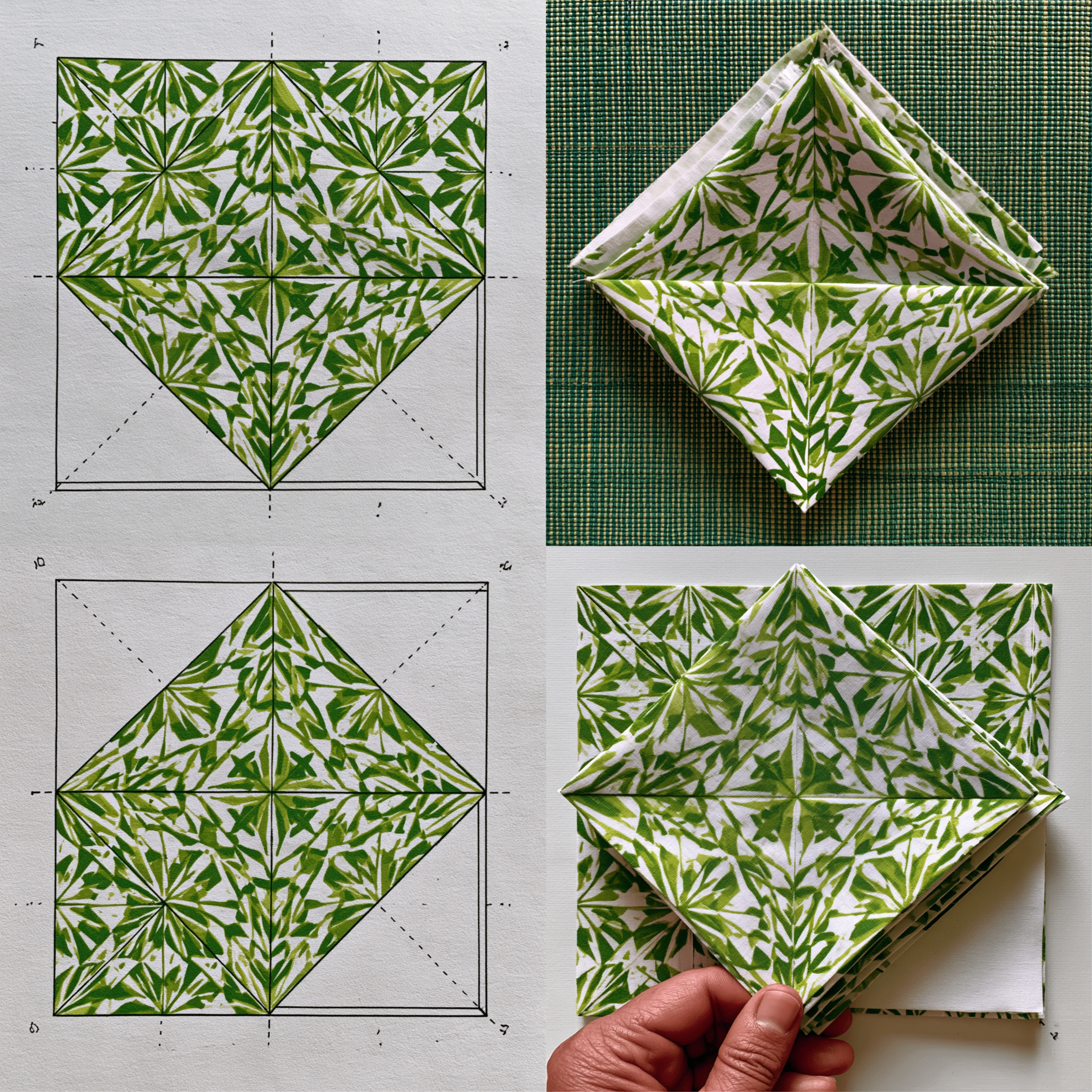 Cloth Napkin Sewing Pattern | PDF Download
