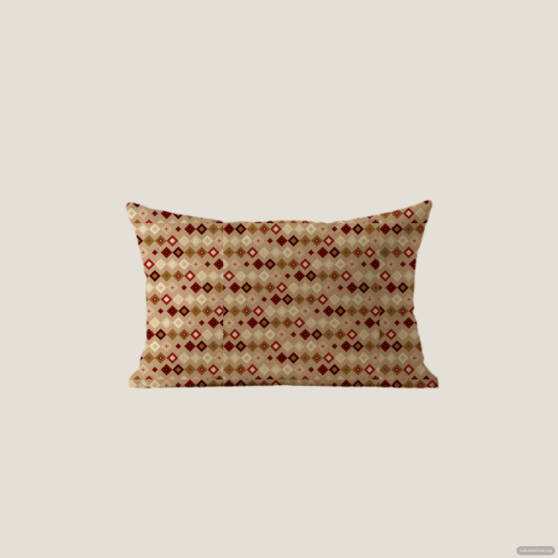 Premium Throw Pillow: Modern Heritage Parisian Apartment-Vintage Rouge