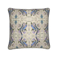 Piped Cushion Cover | Crane of the Cape | Santorini Limestone Blue