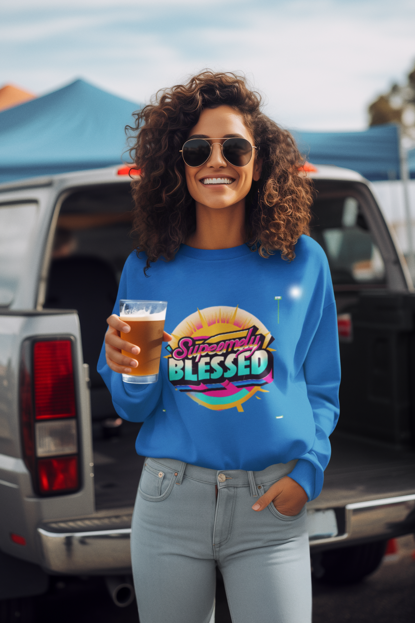 Supremely Blessed Crewneck Sweatshirt