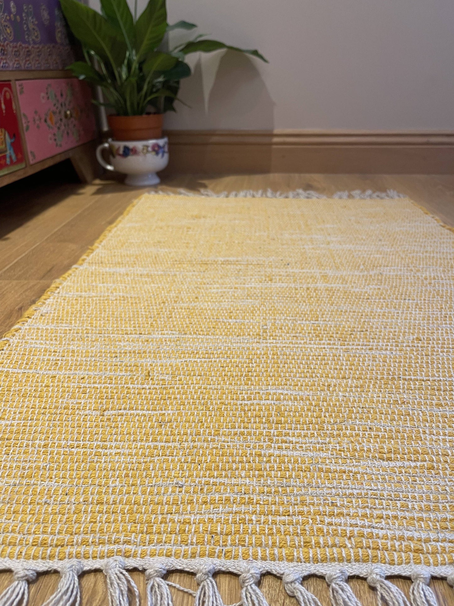 HUSH Hand Loomed Cotton Rug