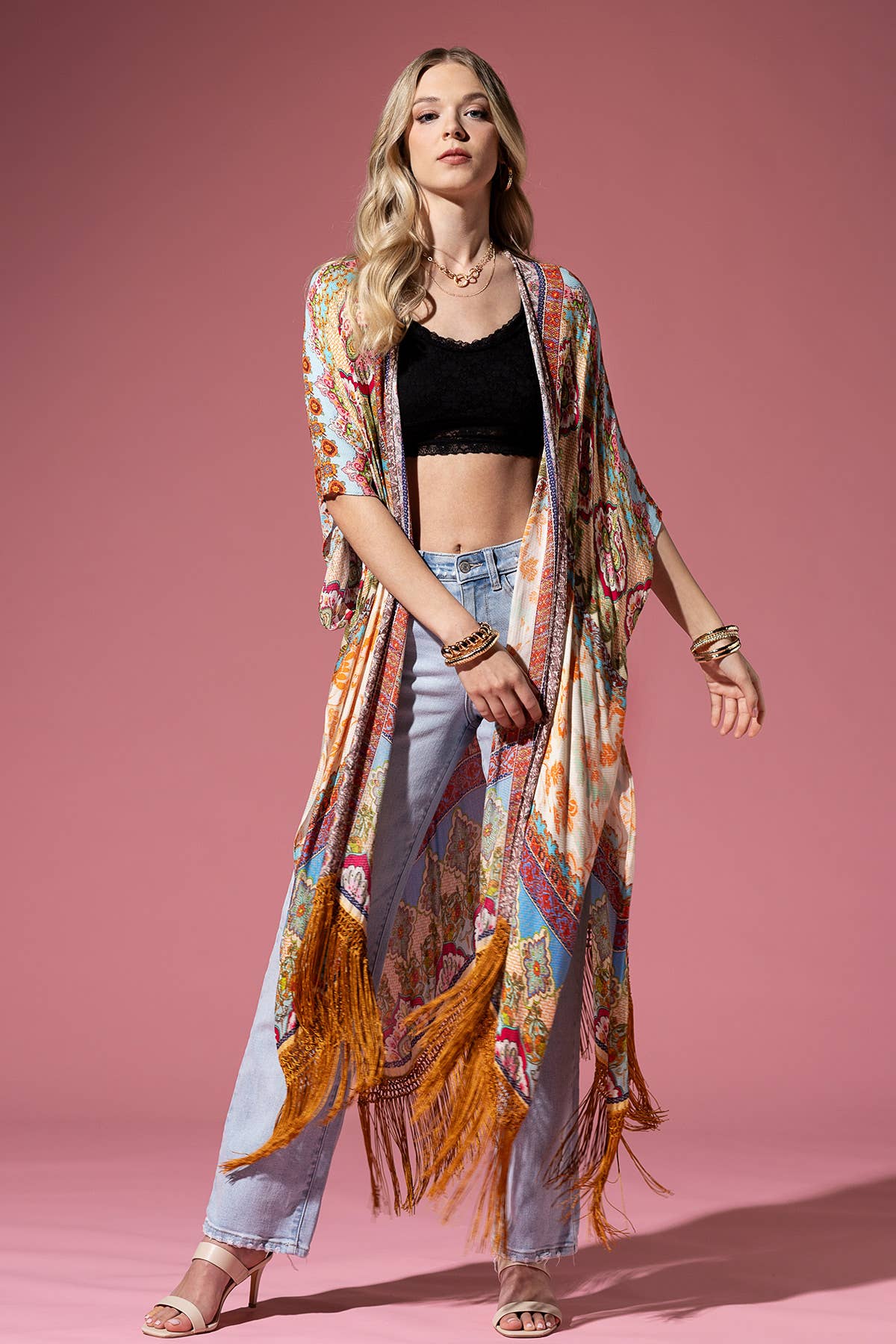 Cairo Fringe Kimono