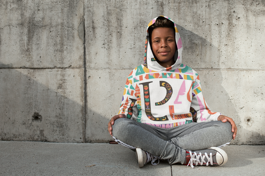 Kids Swahili Print Hoodie