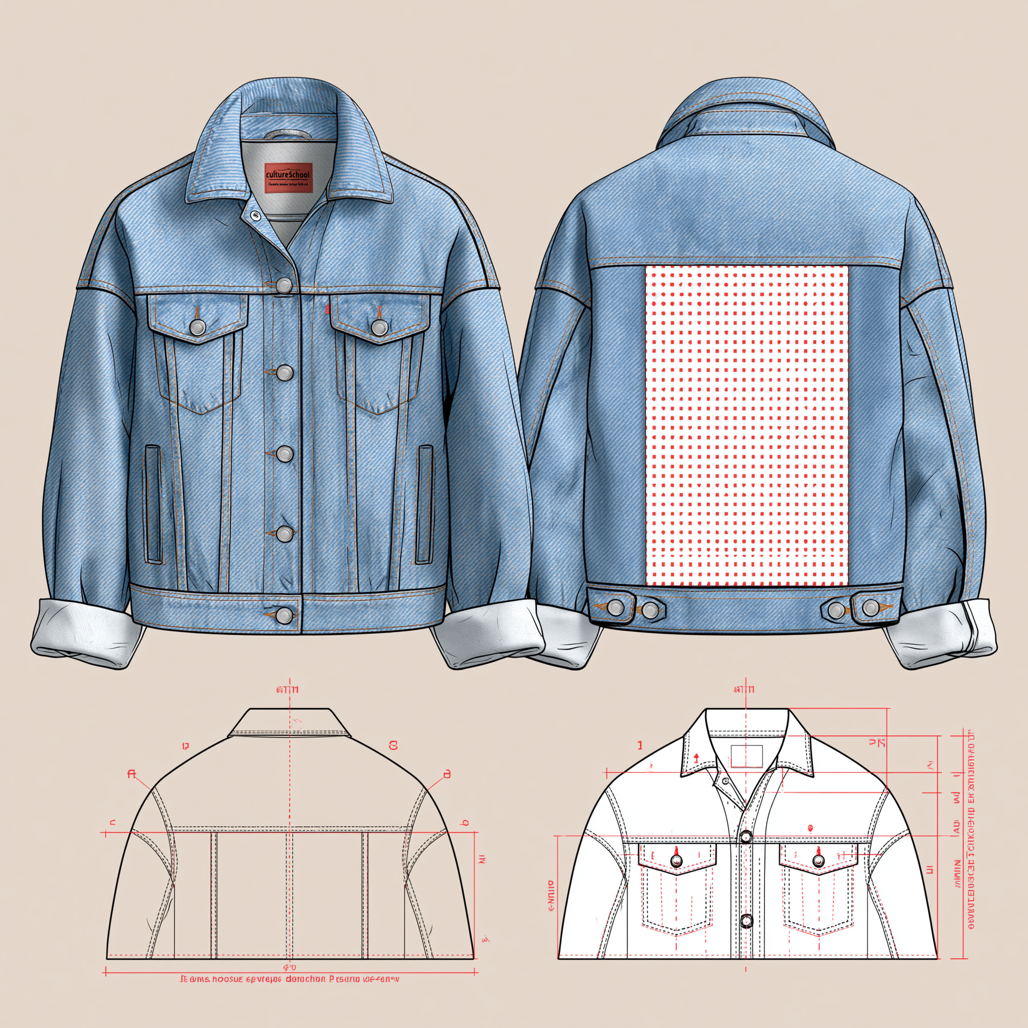 Jacket Panel Sewing Pattern| PDF Download