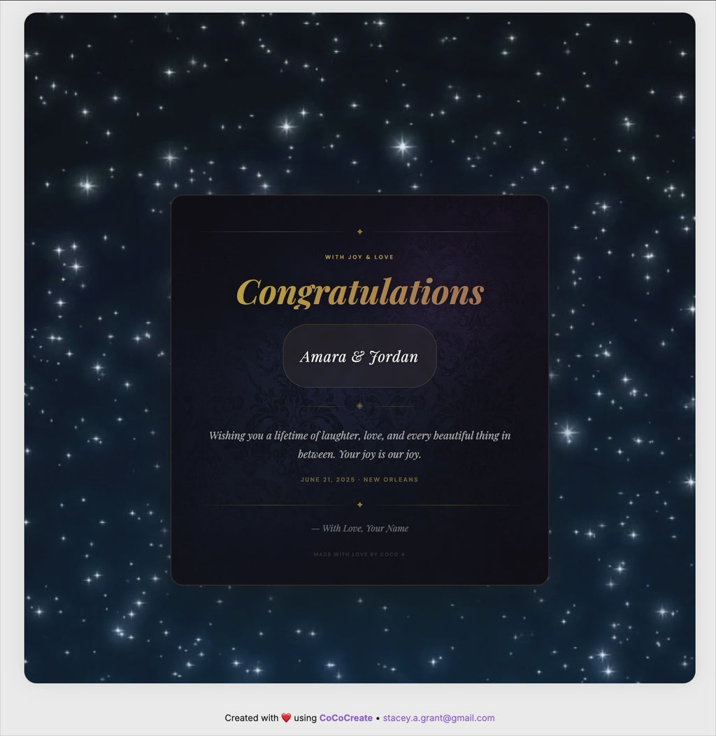 Midnight Iridescence Wedding Suite | Yoruba, Igbo & West African Celebration Templates — CultureSchool