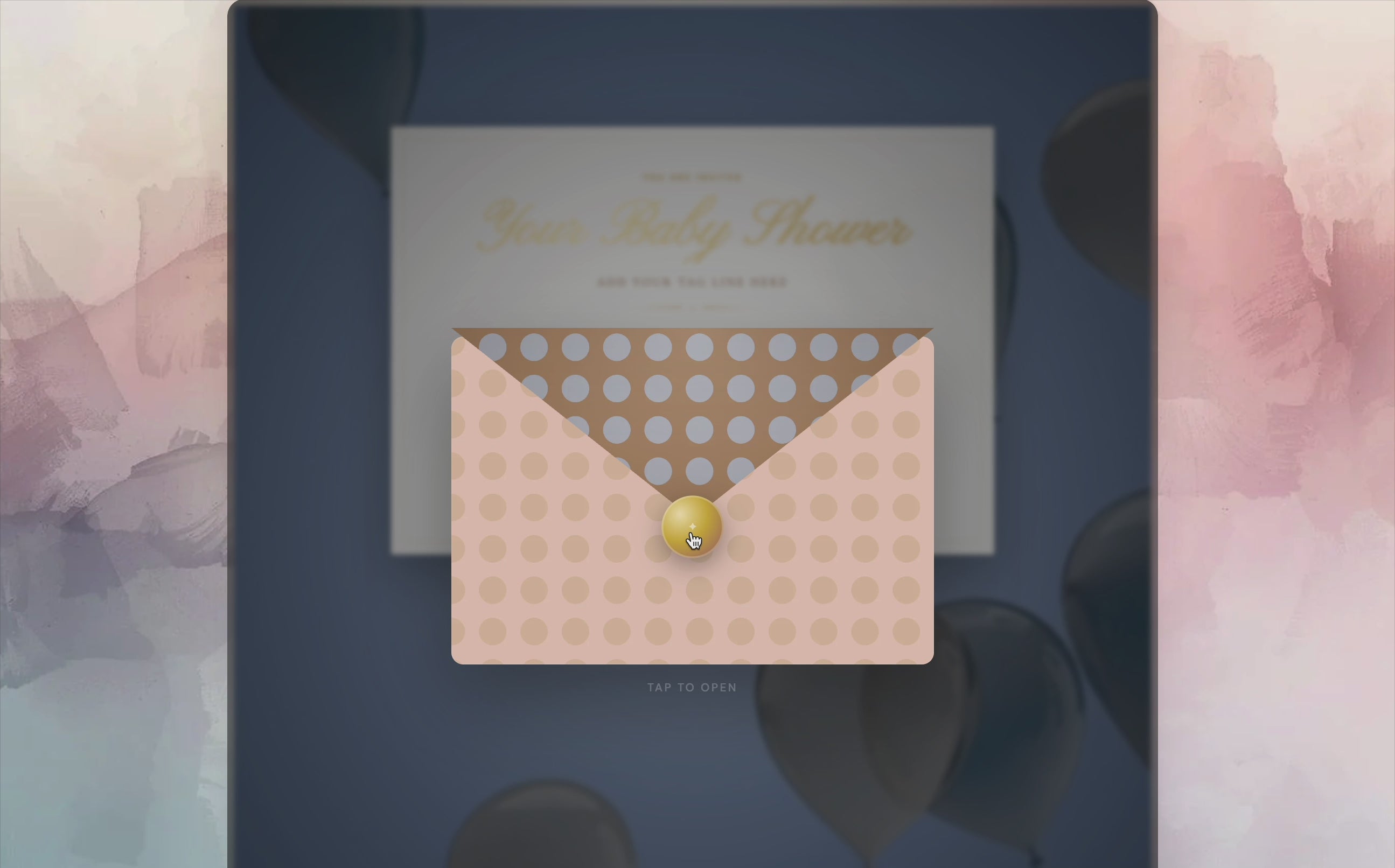 Polka Dot Birthday Party Invitation — Editable Digital & Printable Template