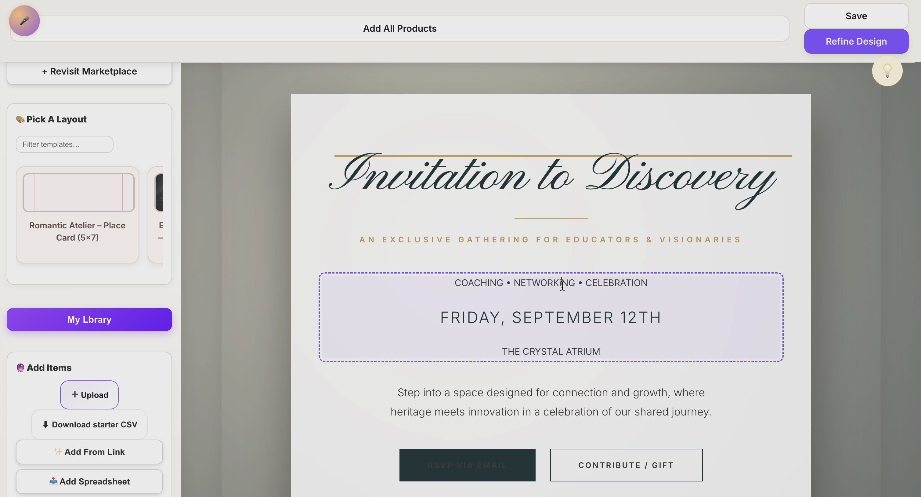 Educator Discovery Landing Page- Floral