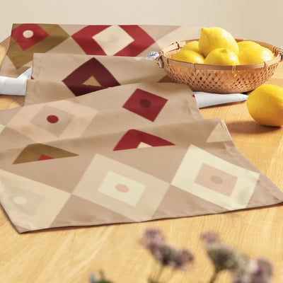 Table runner - Parisian Vintage Rouge Hawaiian Quilt