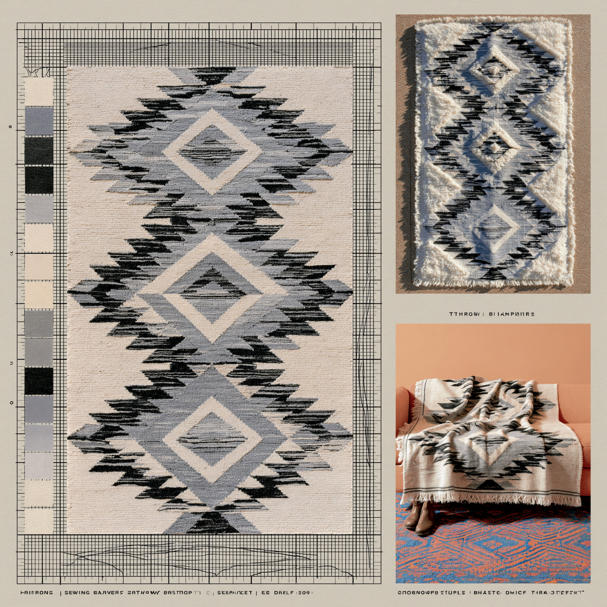 Throw Blanket Sewing Pattern | PDF Download