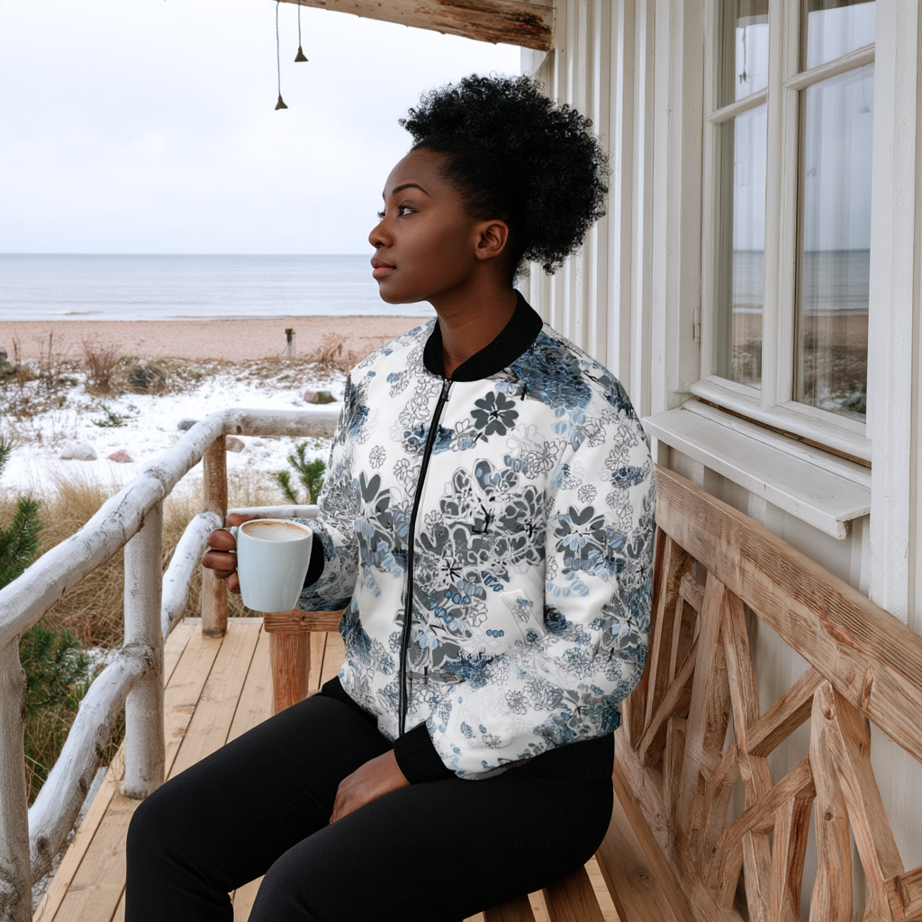 Ladies Limited Edition Bomber Jacket | Inkwell Toile