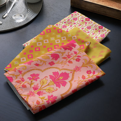 Cloth napkin Set | Modern Heritage- Firenze Fuchsia